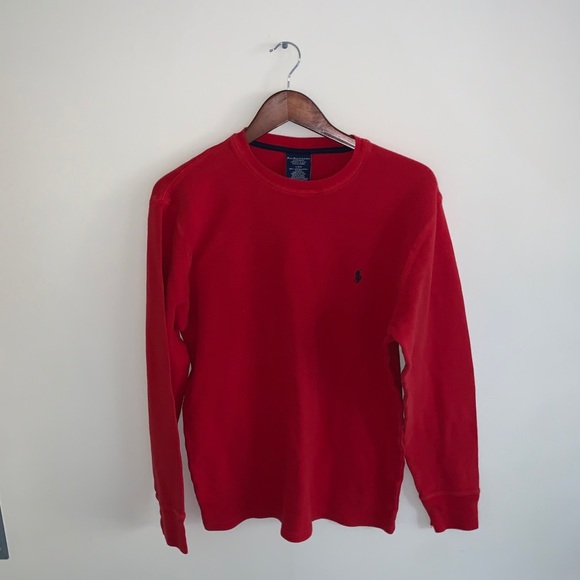 Polo Ralph Lauren Other - Polo Ralph Lauren Red Long Sleeve Pullover